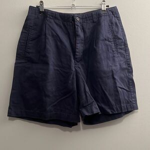 Casual Corner Women's Navy Cotton Chino Shorts